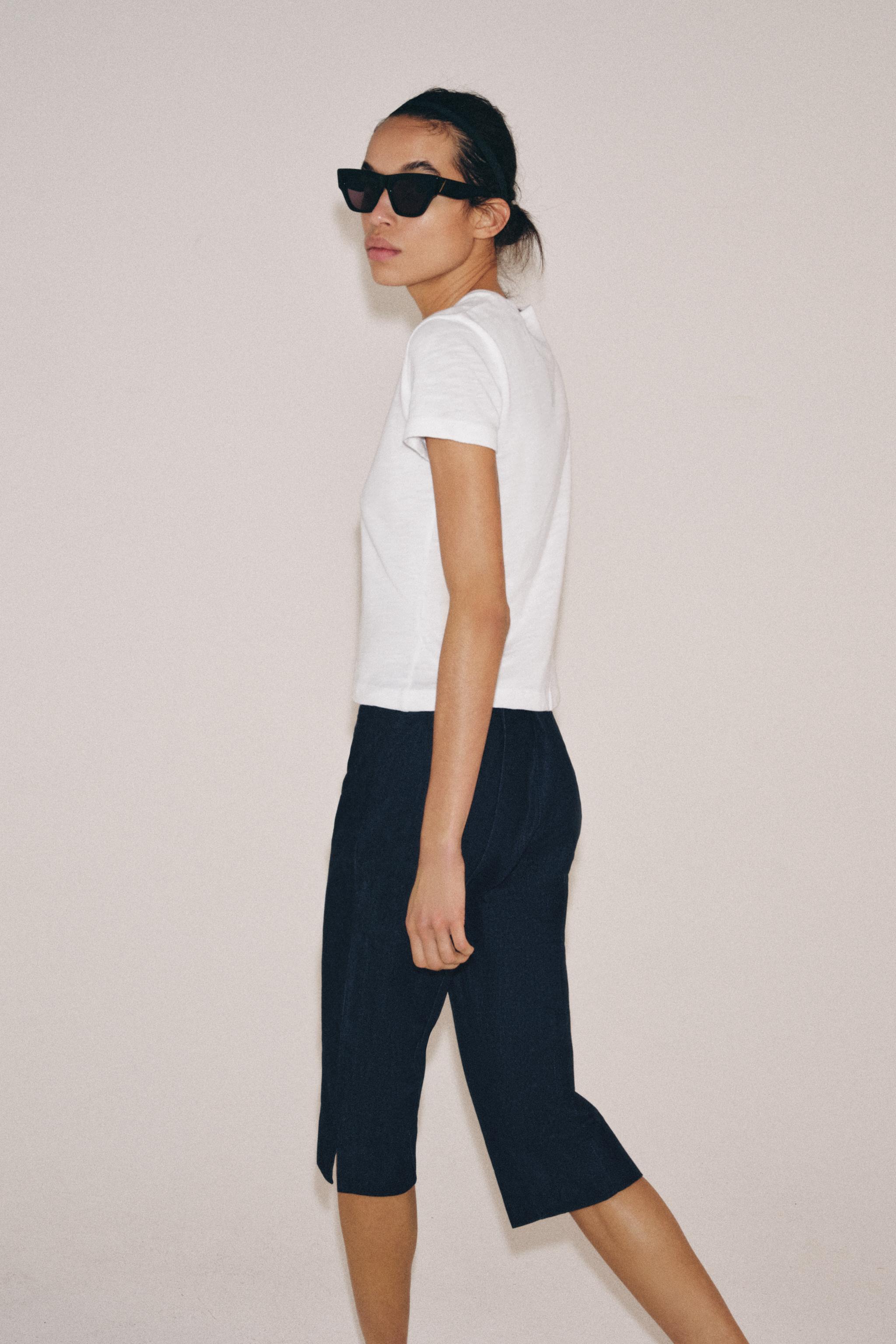 T-SHIRT EN COTON FLAMMÉ